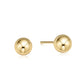 Classic 8mm Ball Stud - Gold - She Chester