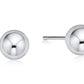 Classic 8mm Ball Stud Silver - She Chester
