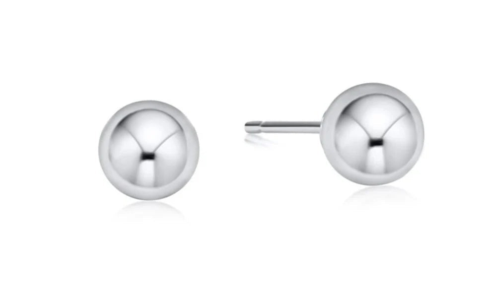 Classic 8mm Ball Stud Silver - She Chester