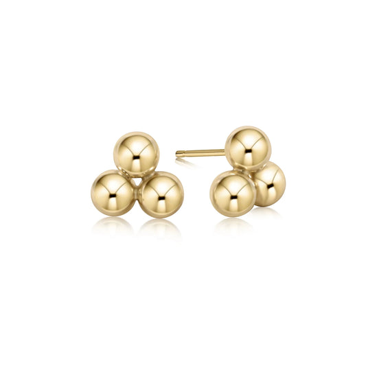 Classic Cluster Stud - 6mm Gold - She Chester