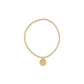 Classic Gold 2mm Bead Bracelet - Inspire Love Smal - She Chester