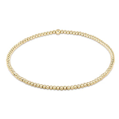 Classic Gold 2mm Bracelet - She Chester