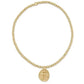 Classic Gold 2mm Inspire Small Gold Charm Bracelet - She Chester