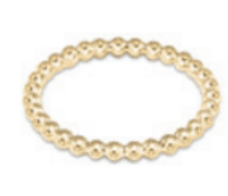 Classic Gold 2mm Ring - Size 6 - She Chester