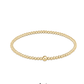 Classic Gold 3mm Bead Bangle - She Chester