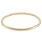 Classic Gold 3MM Bliss Bar Textured - She Chester