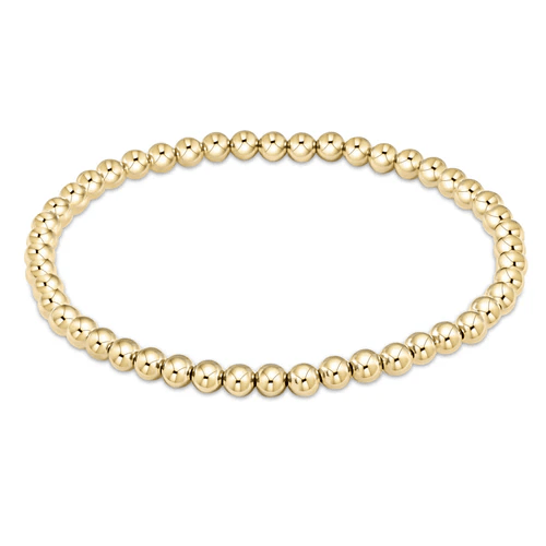 Classic Gold 4mm Gold Bracelet - She Chester