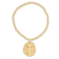 Classic Gold 4mm Inspire Large Charm Bracelet - She Chester