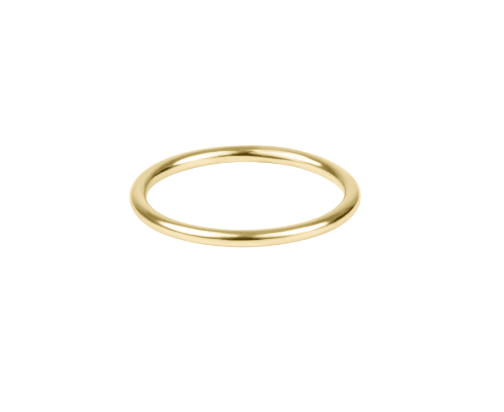 Classic Gold Thin Band Ring - Size 6 - She Chester