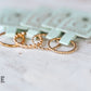 Classic Gold Twisted Thin Band Ring - Size 8 - She Chester