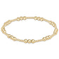Classic Joy Pattern 4mm Bead - Gold - She Chester