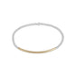 Classic Mixed Metal 2mm Bliss Bar Bead Bracelet - She Chester