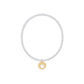 Classic Mixed Metal 2mm Bracelet - Star Small Gold - She Chester