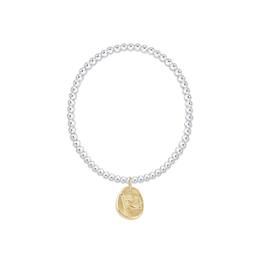 Classic Mixed Metal 3mm Bracelet - Inspire America - She Chester
