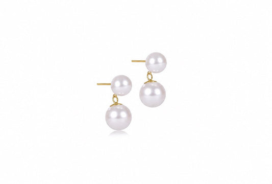 Classic Pearl 10mm Ball Drop Stud - She Chester