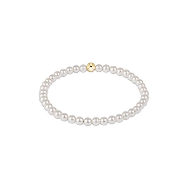 Classic Pearl 4mm Bead Bracelet - She Chester