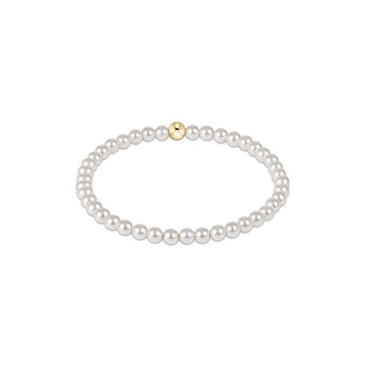 Classic Pearl 4mm Bead Bracelet - She Chester