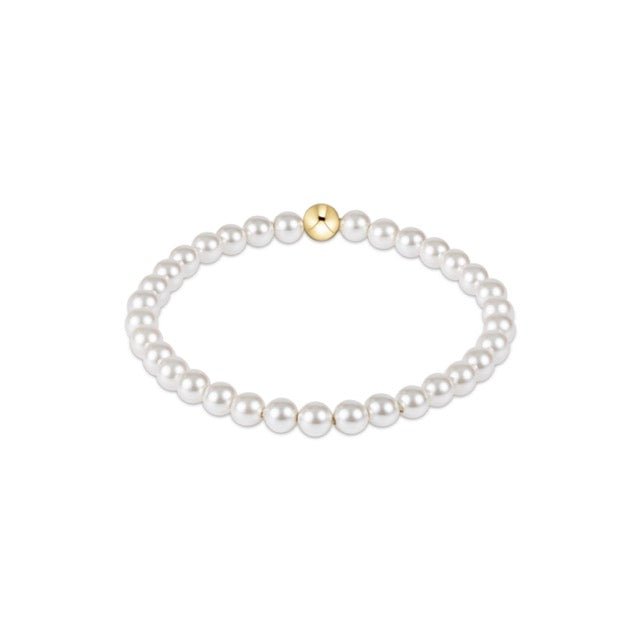 Classic Pearl 5mm Bead Bracelet - She Chester