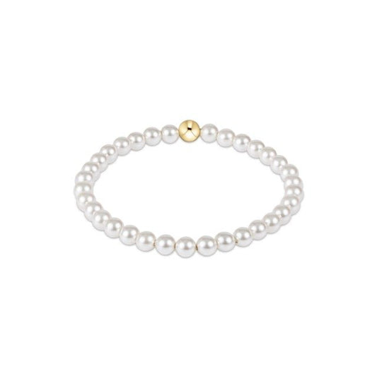Classic Pearl 5mm Bead Bracelet - She Chester