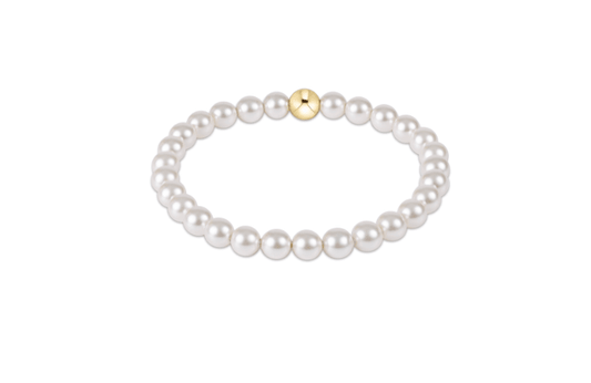 Classic Pearl 6mm Bead Bracelet - She Chester