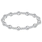 Classic Serenity Pattern 6mm Bead Bracelet - Sterling Silver - She Chester