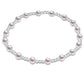 Classic Sincerity Pattern Sterling 4mm Bead Bracelet - Pearl - She Chester
