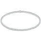 Classic Sterling 2mm Bead Bangle - She Chester