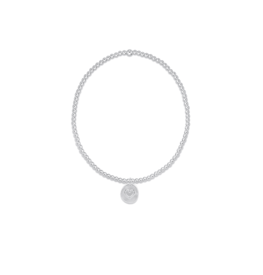 Classic Sterling 2mm Bead Bracelet - Inspire Love - She Chester