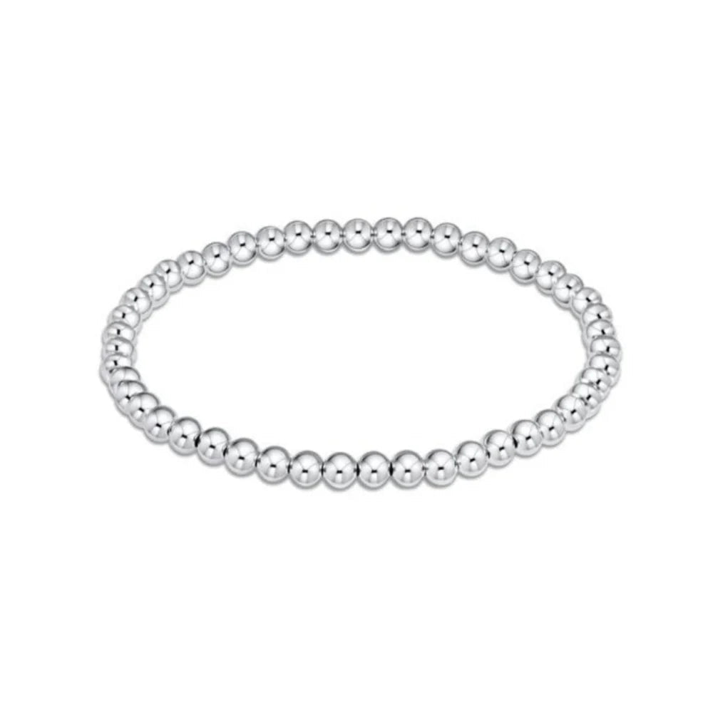 Classic Sterling 4mm Bead Bracelet - She Chester
