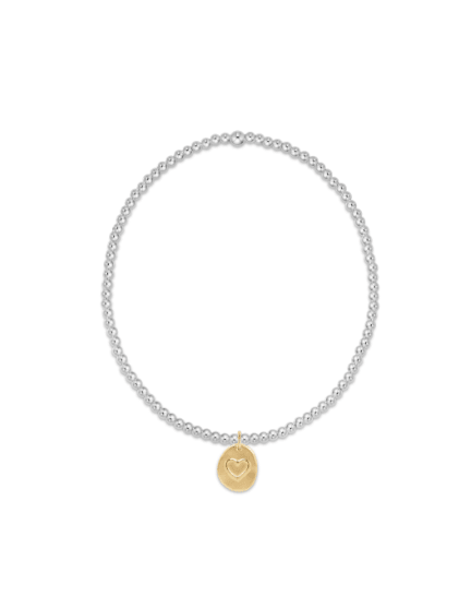 Classic Sterling Mixed Metal 2mm Inspire Love - She Chester