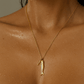 Clifton Double Fish Necklace Gold - She Chester