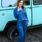 Cloud Wide Leg Pant Blue - She Chester