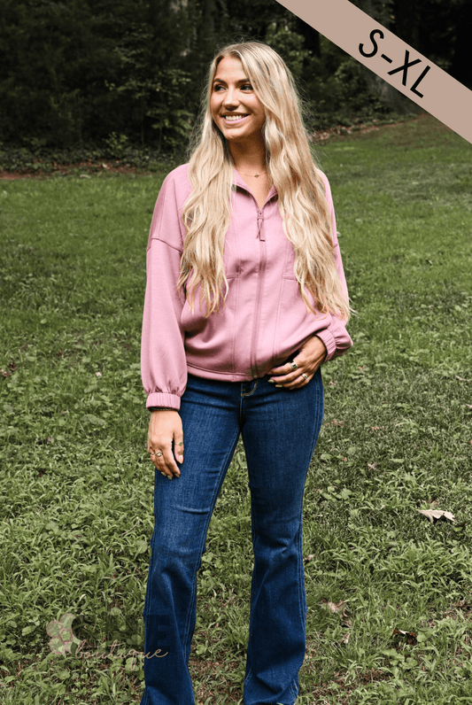 Cloud Zip Up Funnel Neck - She Chester