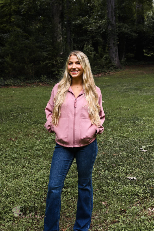 Cloud Zip Up Funnel Neck - She Chester