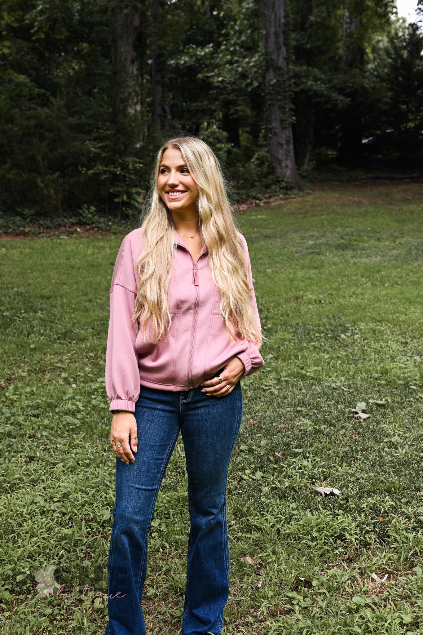 Cloud Zip Up Funnel Neck - She Chester