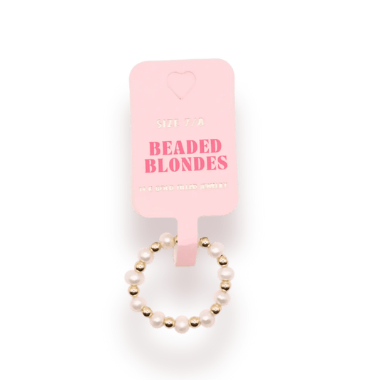 Coastal Pearl Ring: 7/8 - She Chester