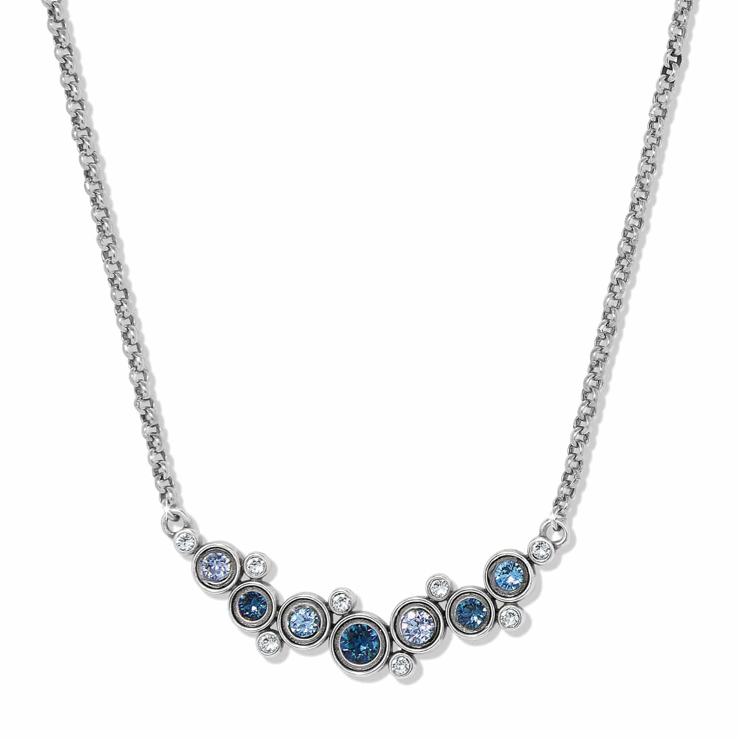 Constella Blue Bar Necklace JM7669 - She Chester
