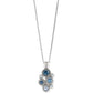 Constella Cluster Blue Necklace JM7667 - She Chester