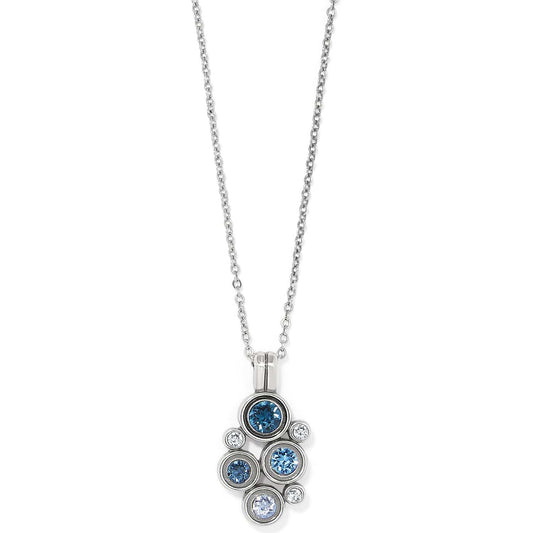 Constella Cluster Blue Necklace JM7667 - She Chester
