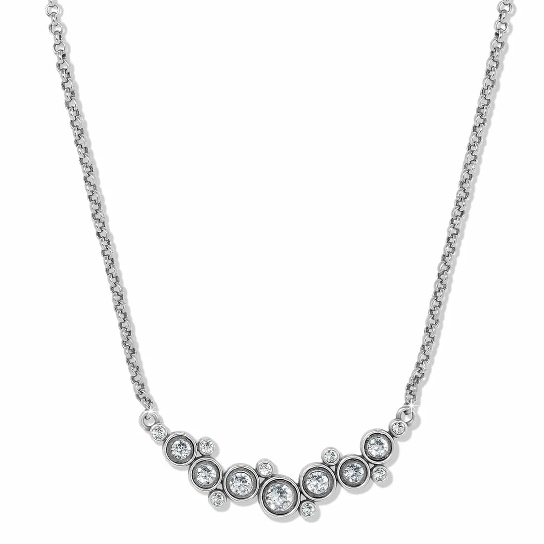 Constella Cluster Crystal Necklace JM7668 - She Chester
