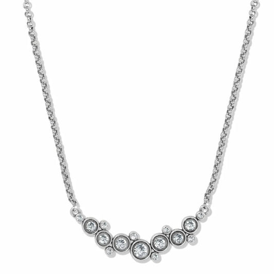 Constella Cluster Crystal Necklace JM7668 - She Chester