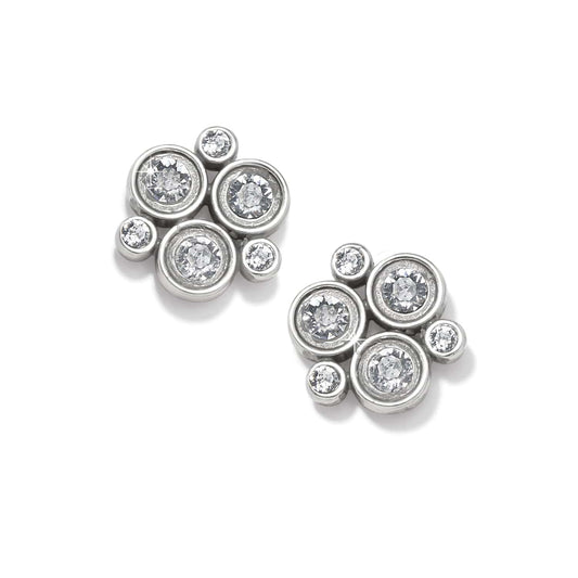 Constella Cluster Crystal Post Earrings JA0083 - She Chester