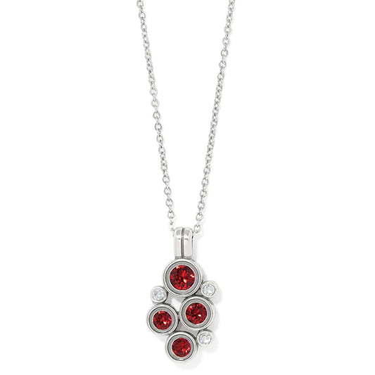 Constella Cluster Red Necklace JM7681 - She Chester