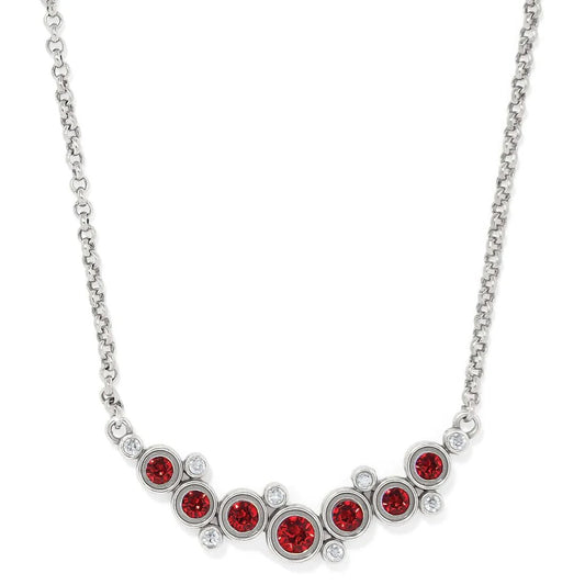 Constella Red Bar Necklace JM7682 - She Chester