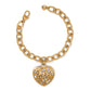 Contempo Gold Heart Bracelet JF0344 - She Chester