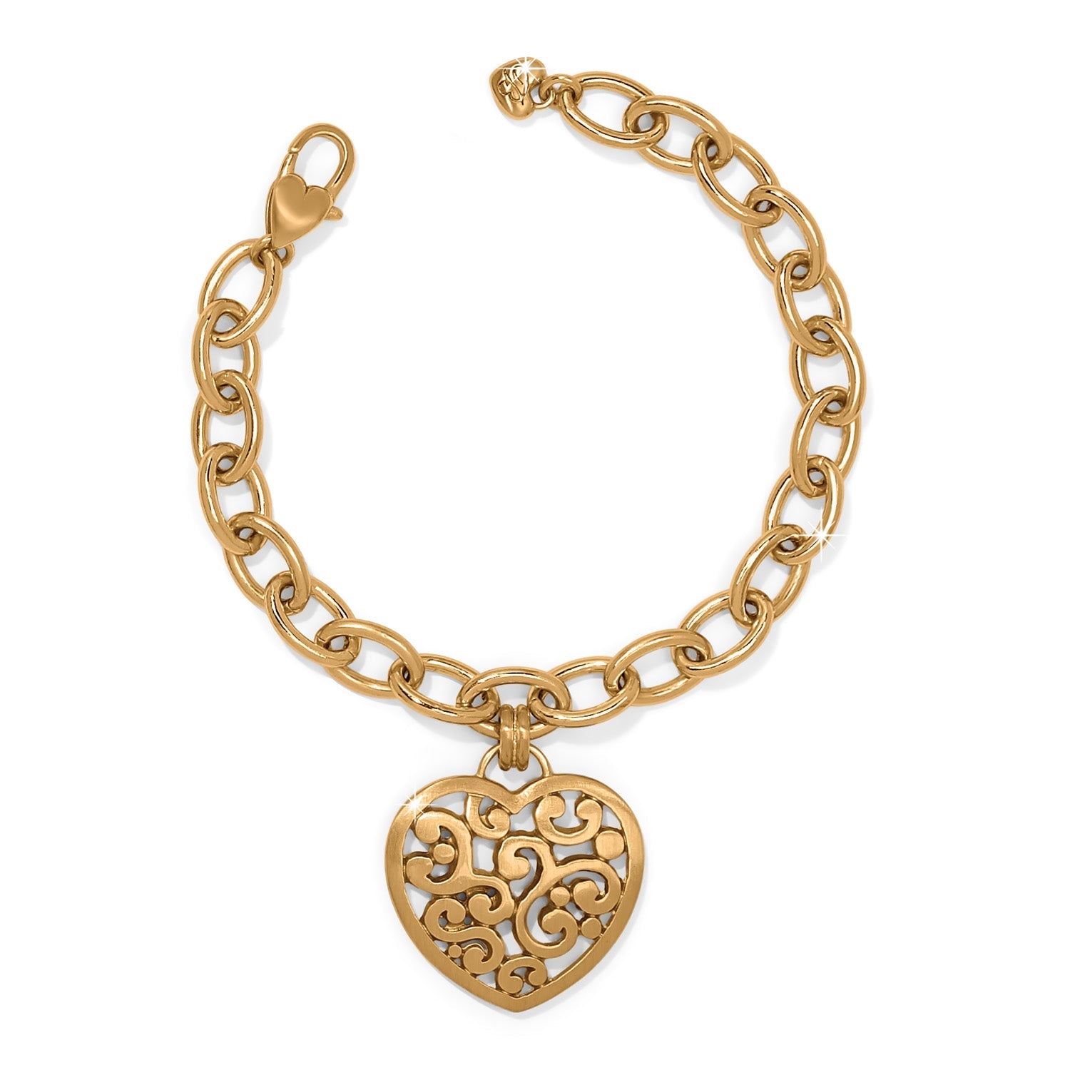 Contempo Gold Heart Bracelet JF0344 - She Chester