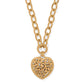 Contempo Gold Heart Necklace JM0020 - She Chester