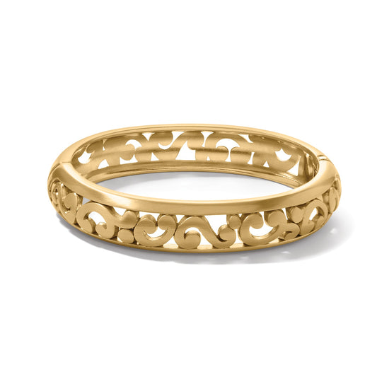 Contempo Gold Hinge Bangle - JF0114 - She Chester
