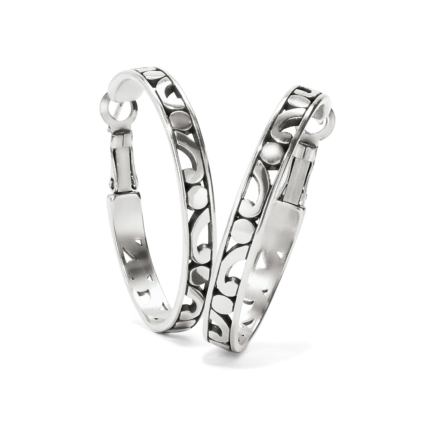 Contempo Medium Hoop Earrings JE9720 - She Chester