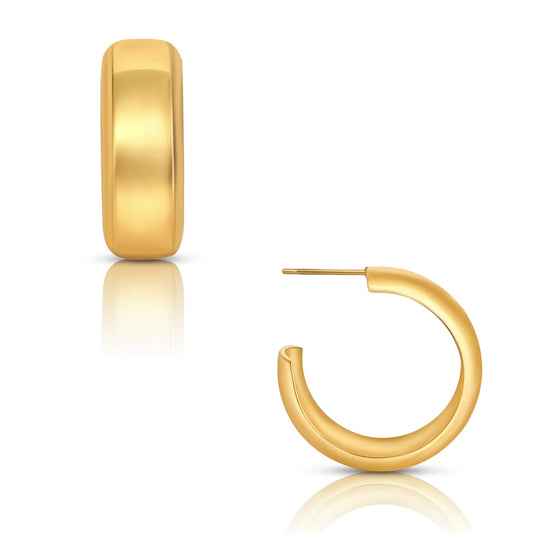 Cosa Medium Hoop Earring - Gold 112